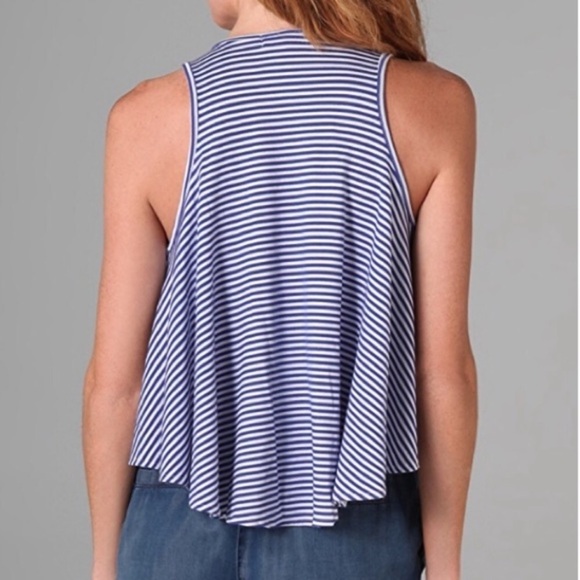MINKPINK Line Up Striped Layered Tank Top - Picture 2 of 8